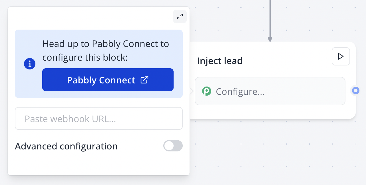 Pabbly Connect block